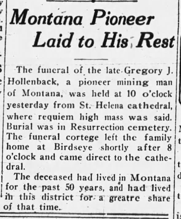 Gregory J Hollenback Laid to His Rest